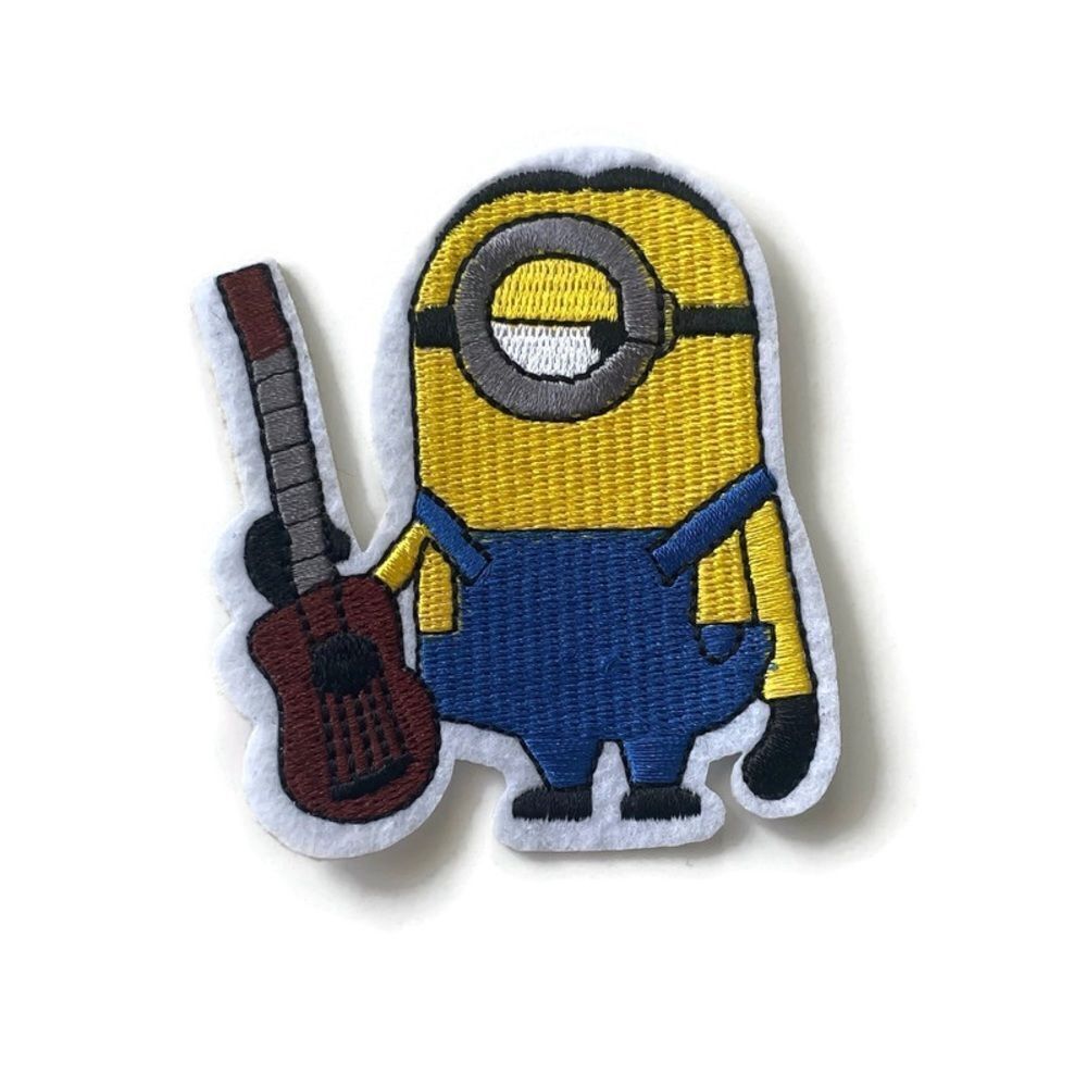 Stuart Guitar Minion Embroidered Patch